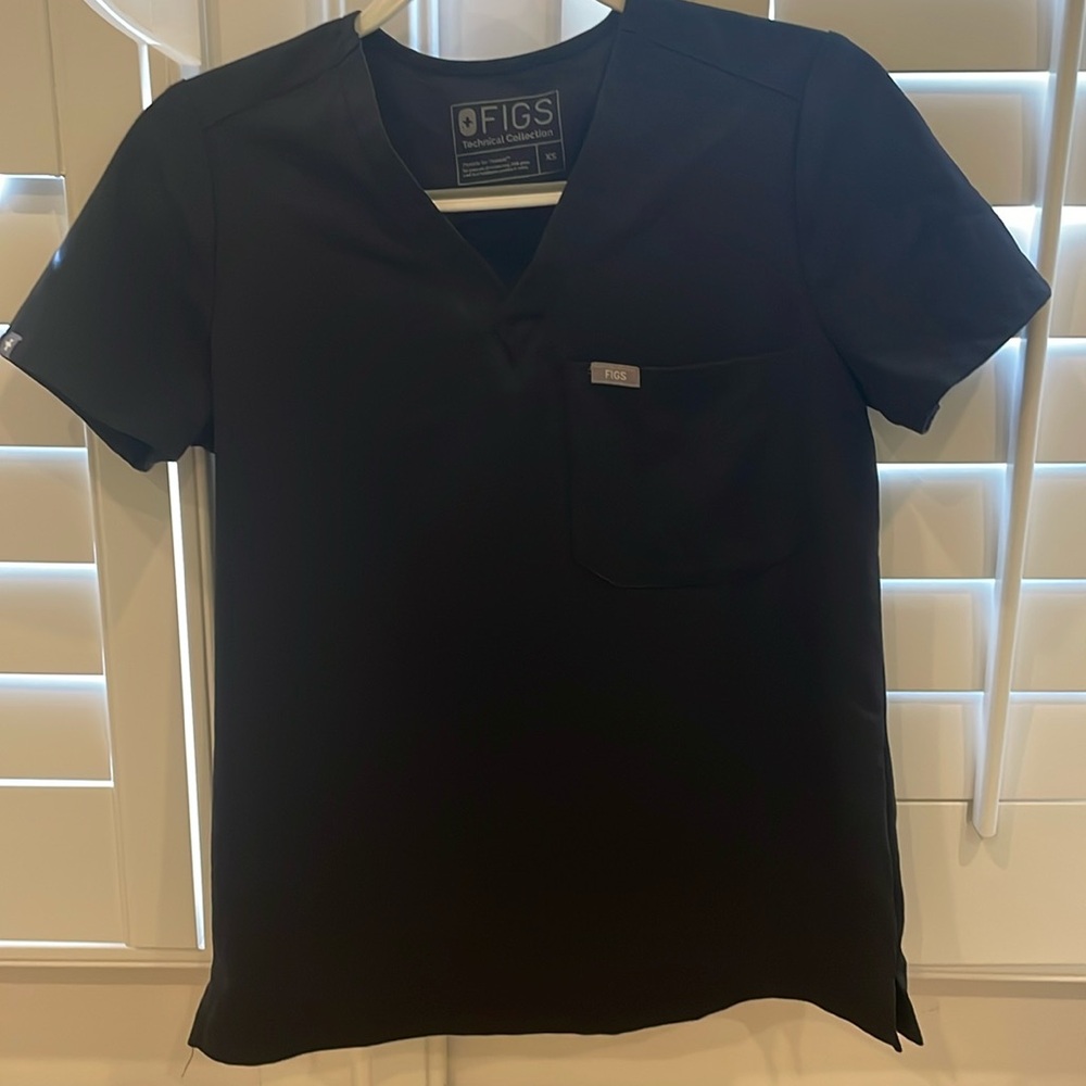 Figs Technical Collection Black Top